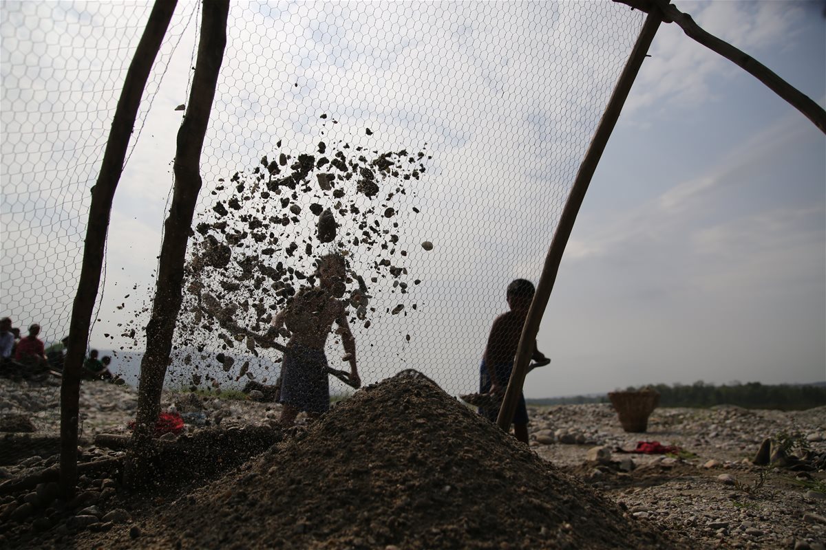 Barnearbeid i Nepal. Foto: Per Fronth