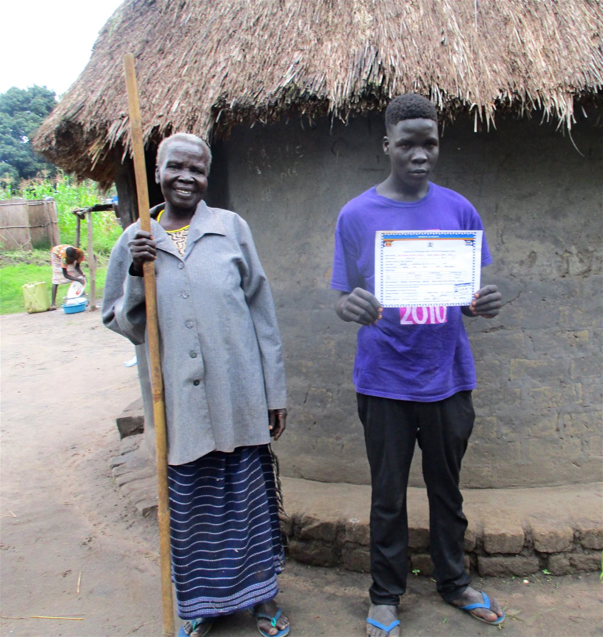 Ungdom med diplom: Paul Adibaku, flyktning fra Sør-Sudan